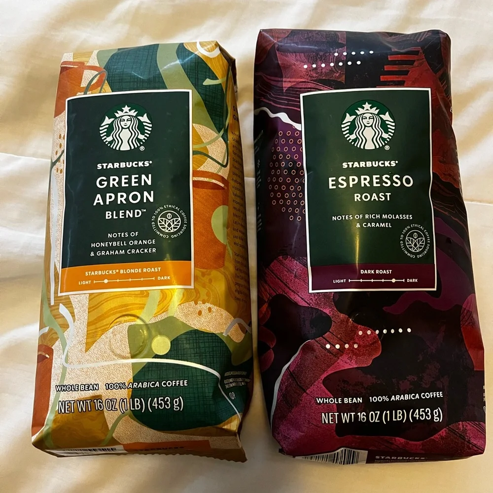 Starbucks Green Apron and Espresso Roast - Picture 1 of 2